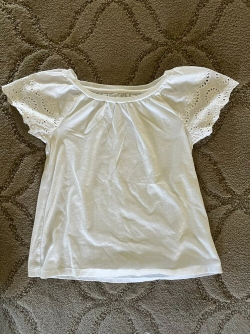 Little Girl's White Tee